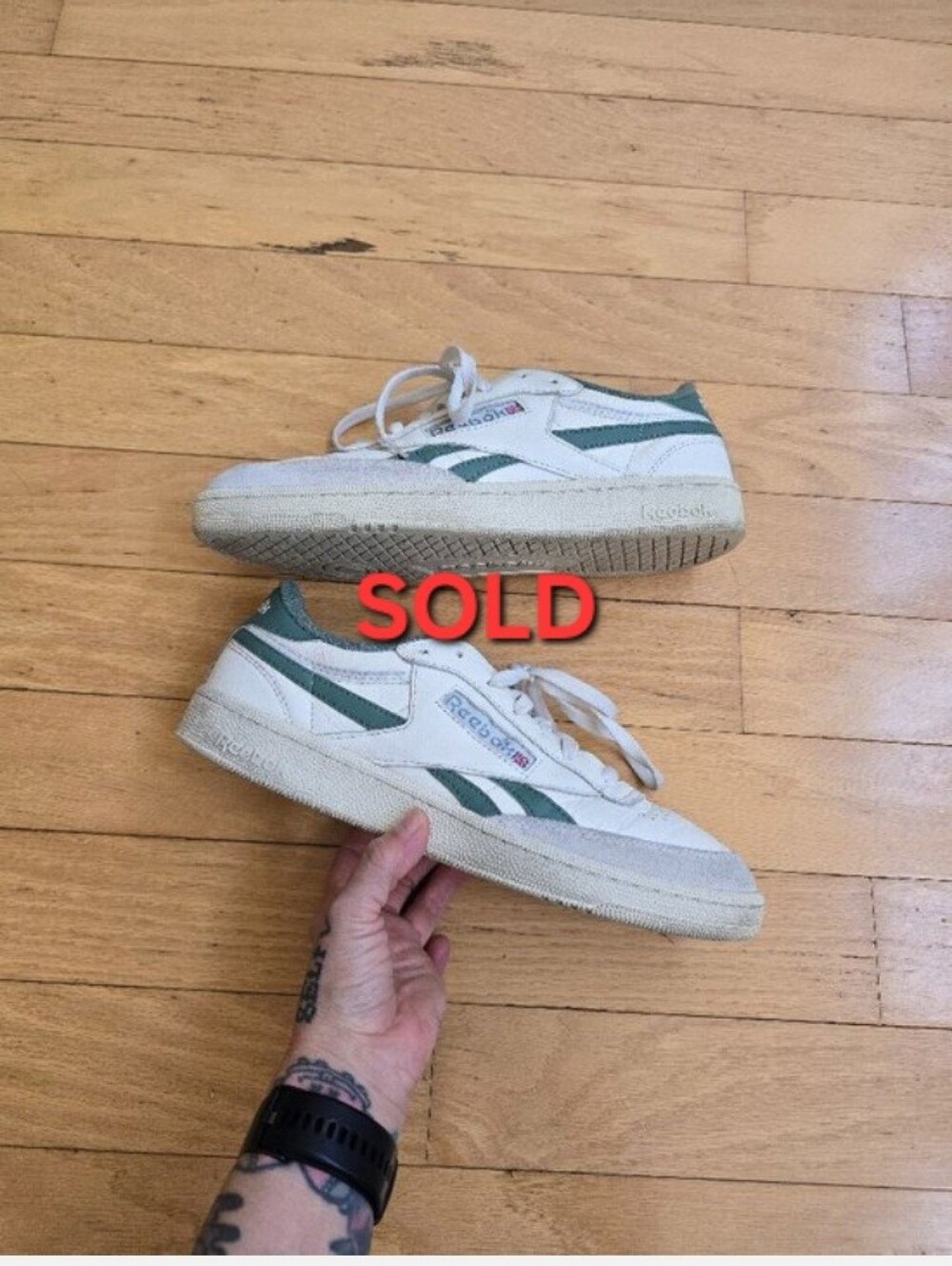 Reebok | Club C Revenge Vintage cream leather sneakers | MENS 10